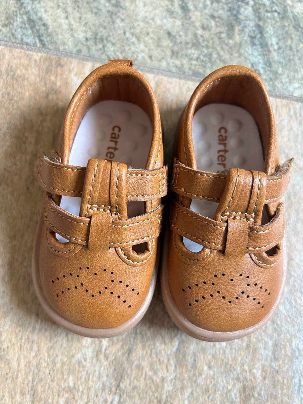 Carter’s Baby Girl Every Step® First Walker Casual Shoes - Brown Size 3